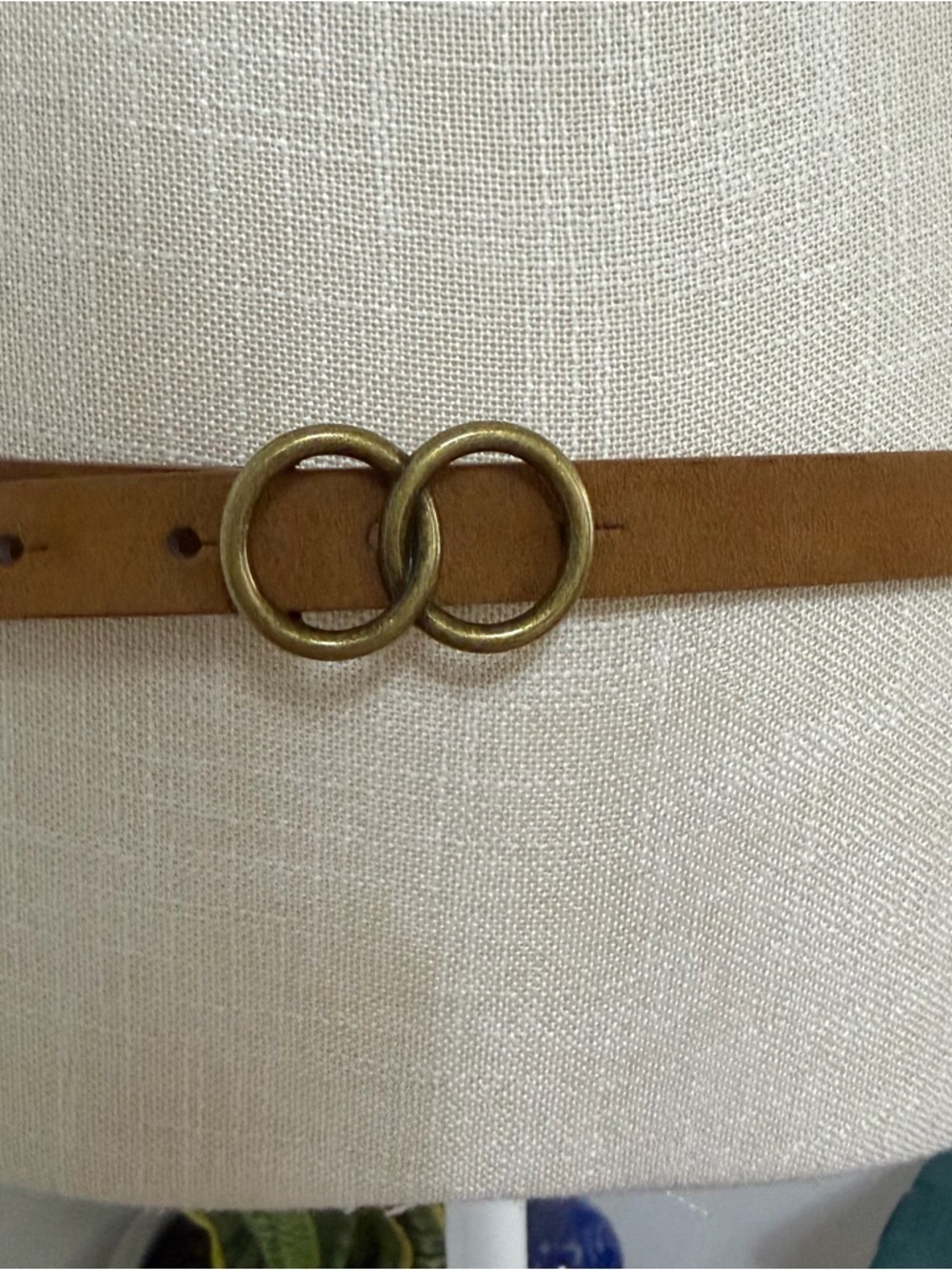 Aeropostale Faux Leather Double O-Ring Belt Women’s Size M/L - Picture 3 of 10